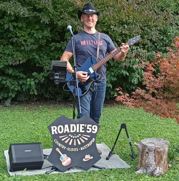 Roadie'59 live auf der Bühne